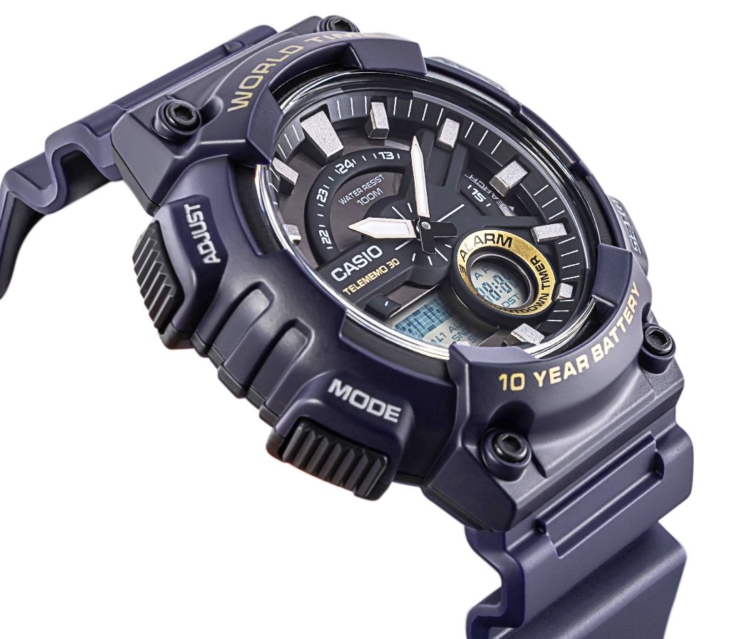 zegarek męski casio gerton aeq-110w-2avdf + box