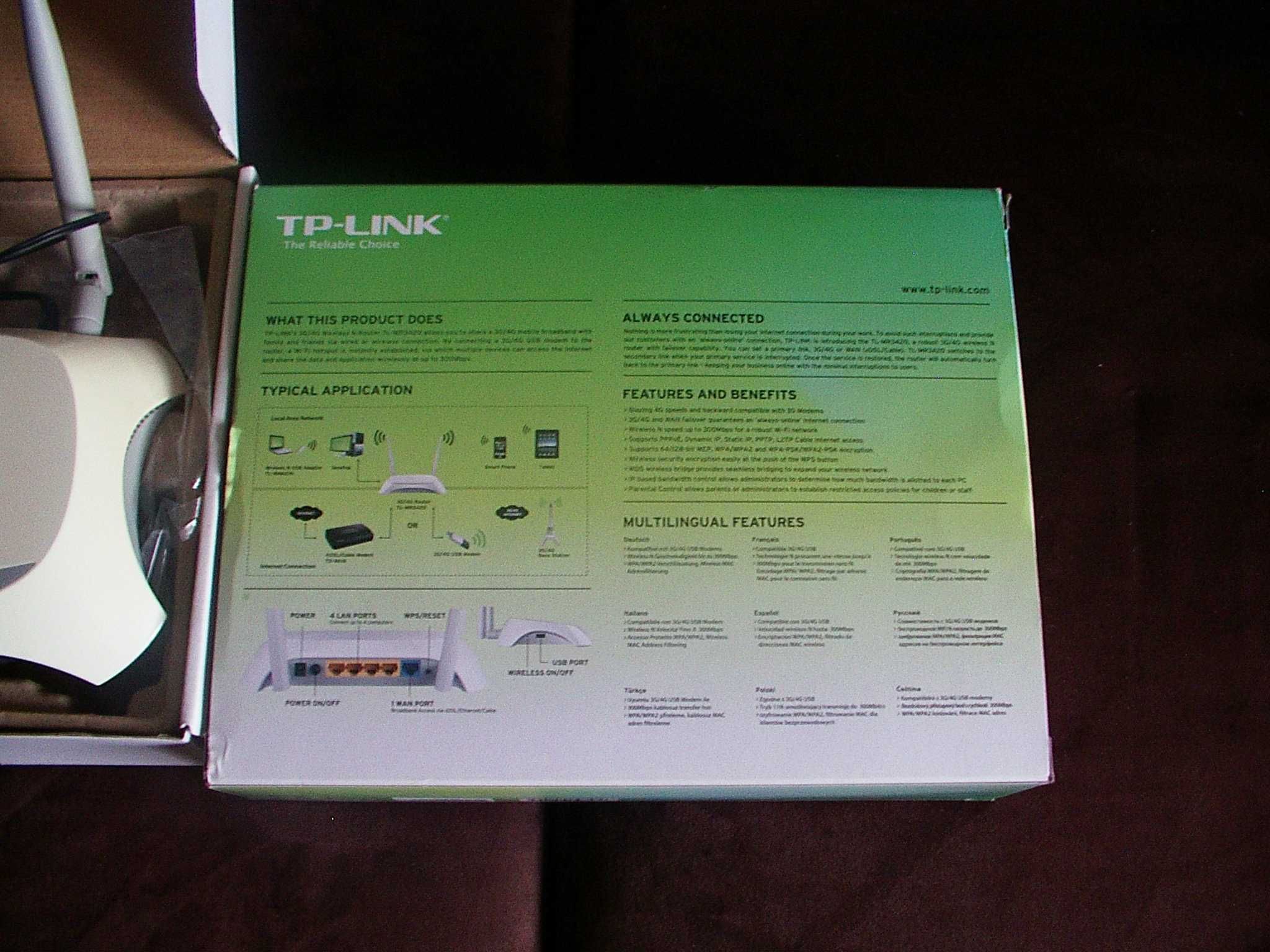 Router TP-LINK TL-MR3420