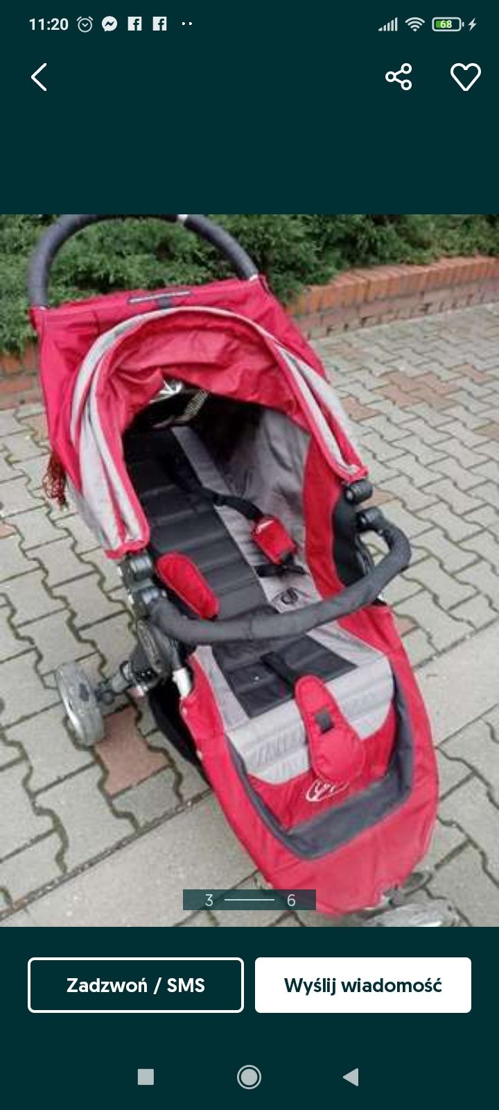 Wózek Baby Jogger City Mini z pełnym wyposażeniem