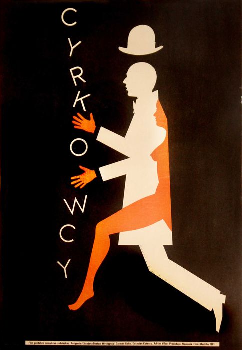 Oryginalny plakat Cyrkowcy Projekt Wasilewski Mieczysław 1982