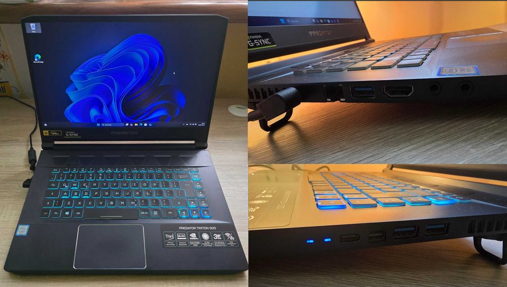 Acer Predator Triton 500 RTX2080 32GBram 1,5TBssd intel-i7 15,6"144hz