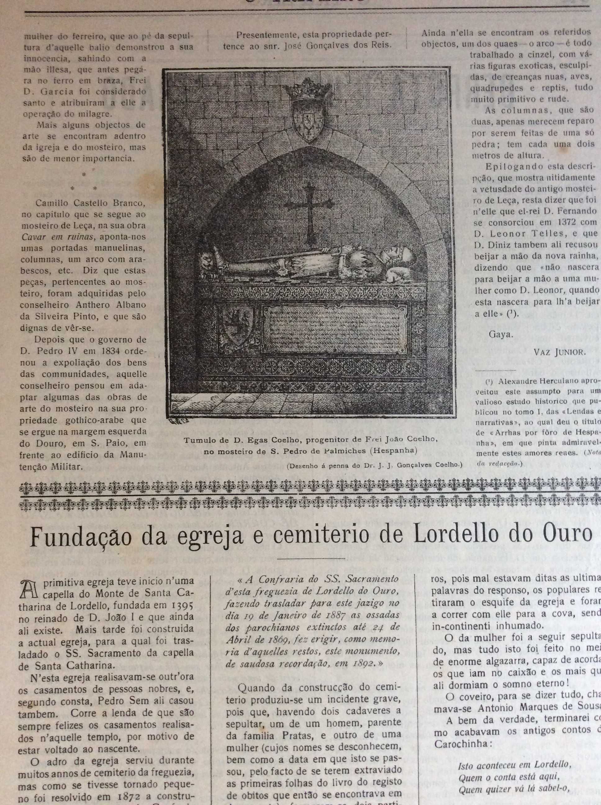 Um pouco da história do Porto e arredores, 1926