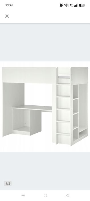 Łóżko piętrowe antresola