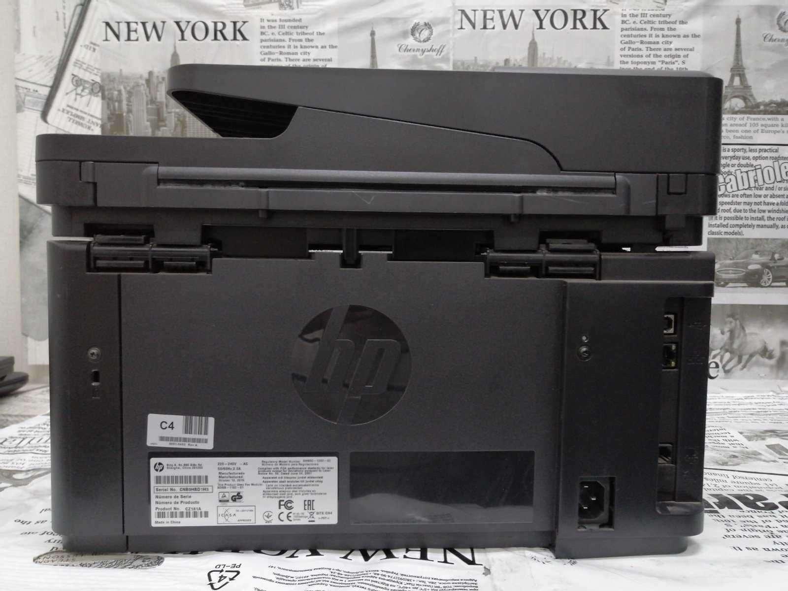 МФУ HP LaserJet M127fn. Пробег 25 900. Лазерный. Ч\Б. Гарантия.