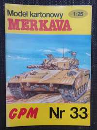 Model Kartonowy GPM 33 Izraelski czołg podstawowy MERKAVA