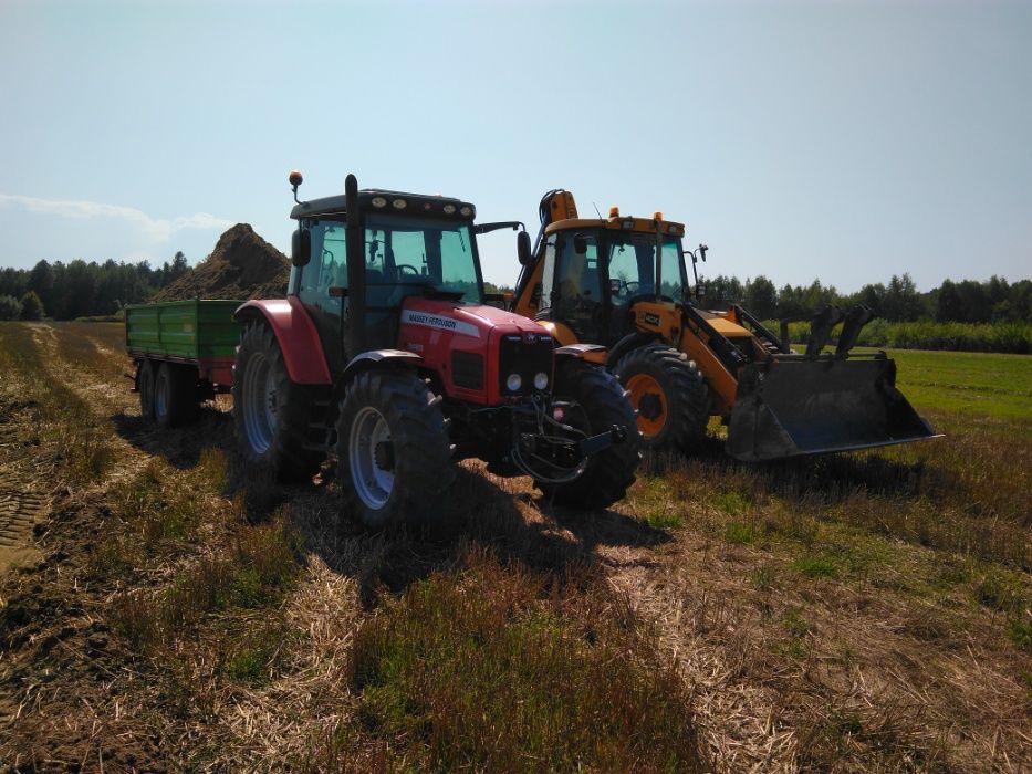 Usługi Koparko Ładowarką,Beczka, zamiatarką i transport