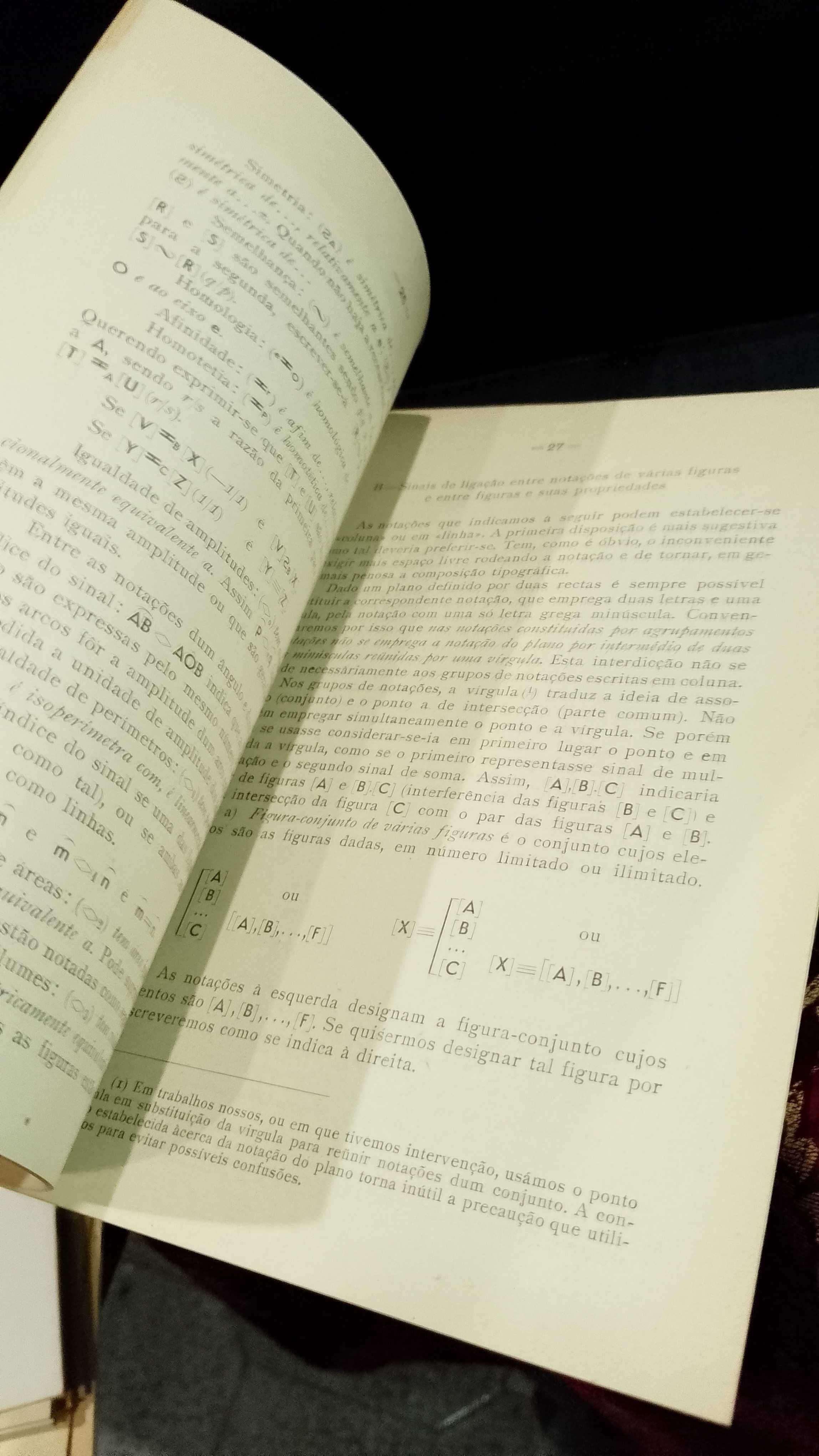 Sistematização Portuguesa de Notações Geométricas 1943 Luiz Passos