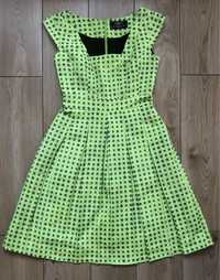 Jaskrawozielona sukienka Simple 36