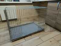 Klatka kennelowa kennel klatka dla psa metalowa 90x65x60 składana