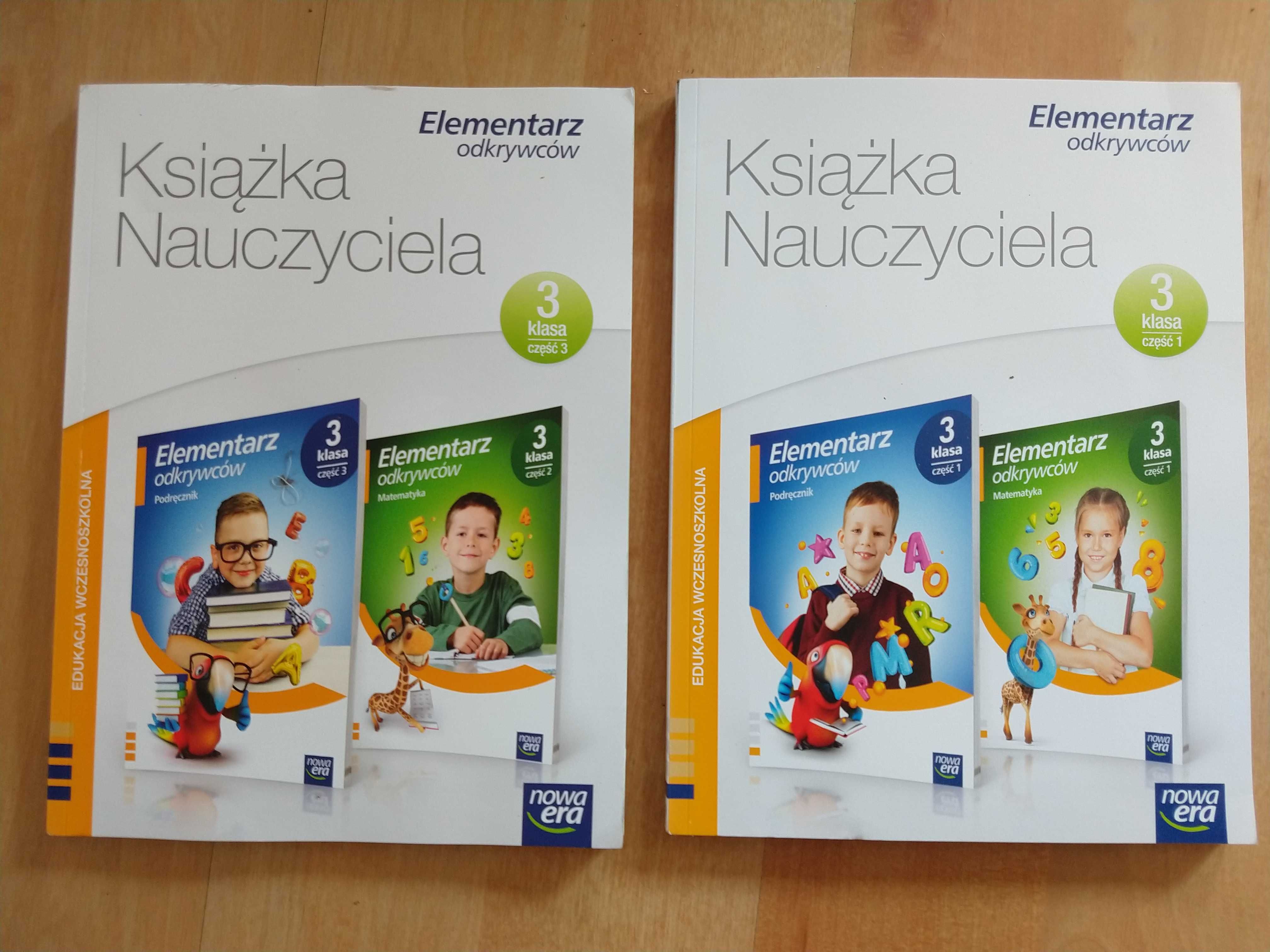 Elementarz odkrywców książka nauczyciela klasa 3 część 1 i 3