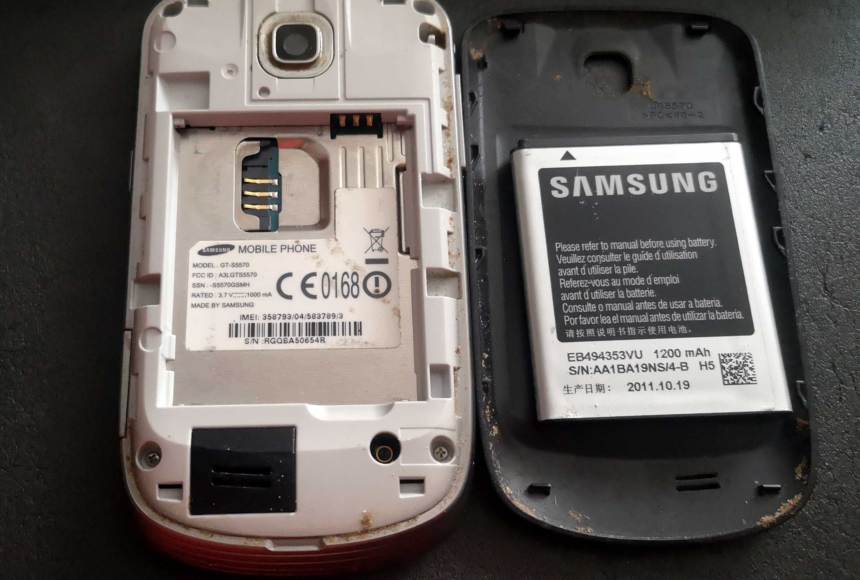 samsung mini gt s5570  komplet z ładowarką