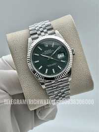 наручные часы Rolex Datejust 41 Green Dial jubilee