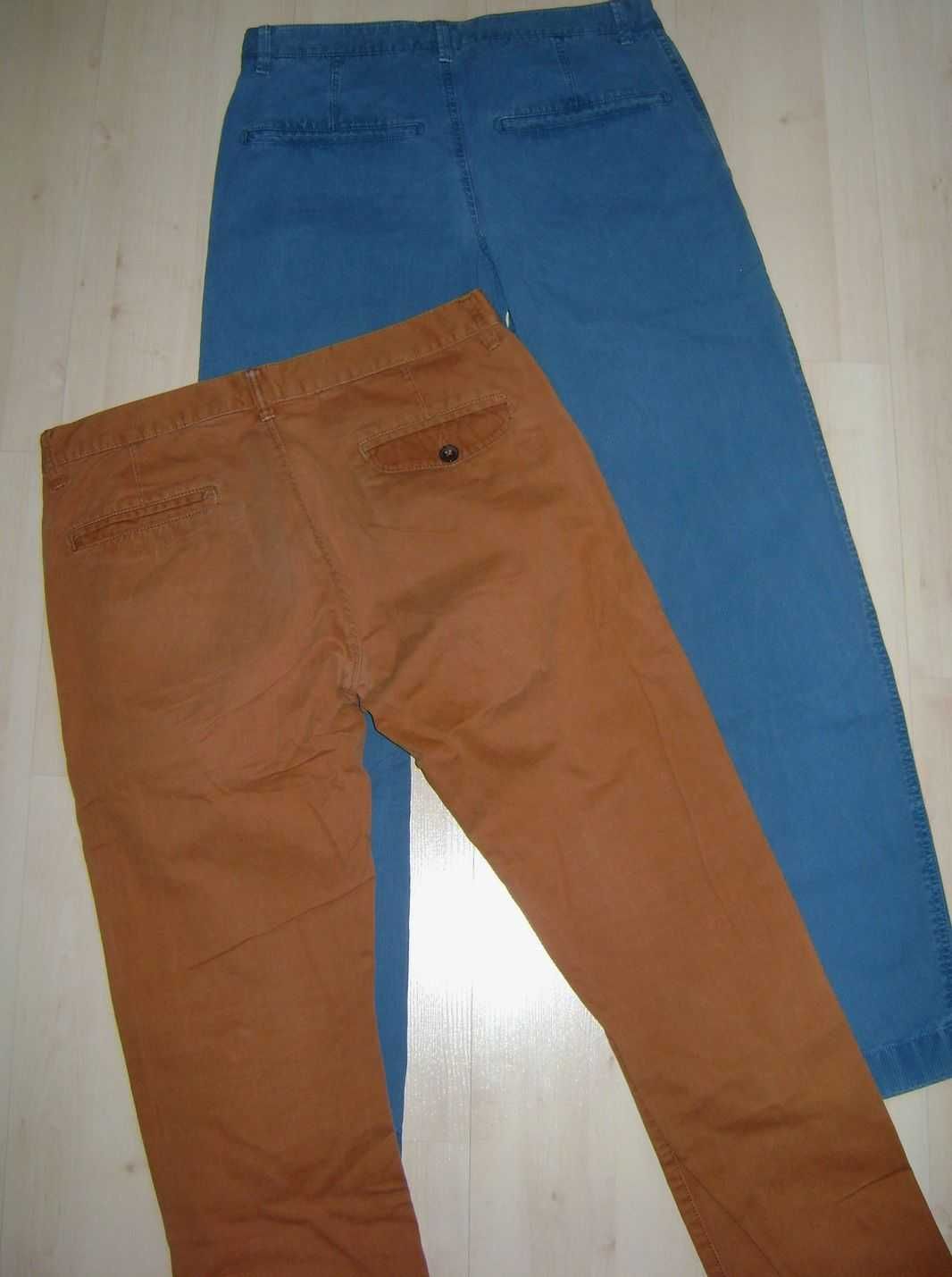spodnie jeans męskie chino h&m roz XL W33