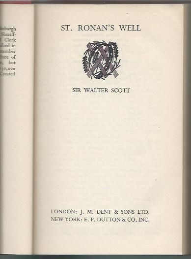 St. Ronan's well_Walter Scott_Everyman's Library