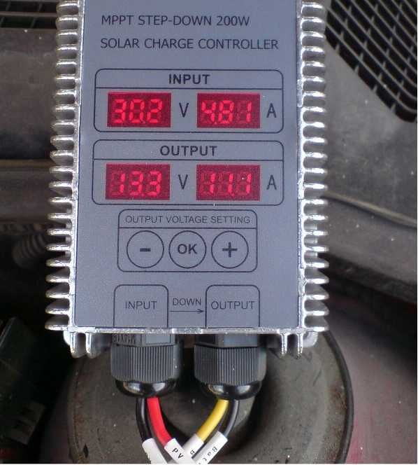 Zestaw zasilanie solarne ładowanie akumulatora 12/24V panel regulator