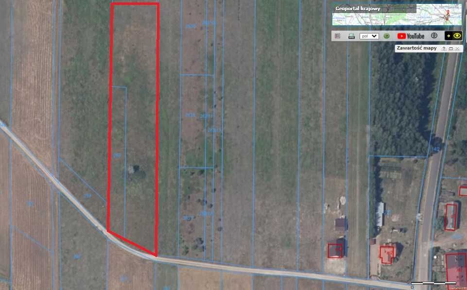 Działka budowlana 1400m2 Surmaczówka z warunkami zabudowy, obok Radawa