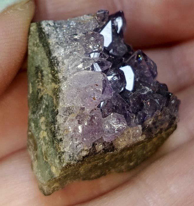 Ametyst szczotka kamień minerał