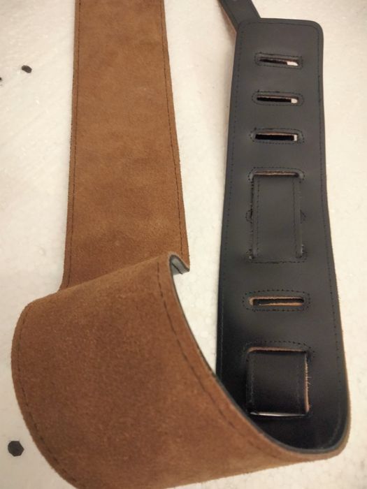 Pasek solidny Pas do gitary Prawdziwa skóra