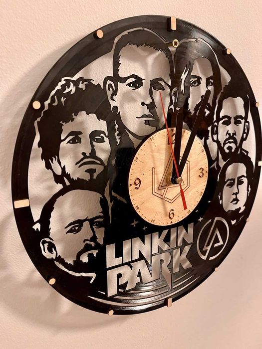 Zegar płyta LINKIN PARK, handmade