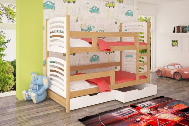 Nowe łóżko piętrowe dla dzieci Olek! Drewno sosnowe