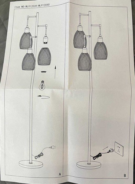 lampa stojąca vintage