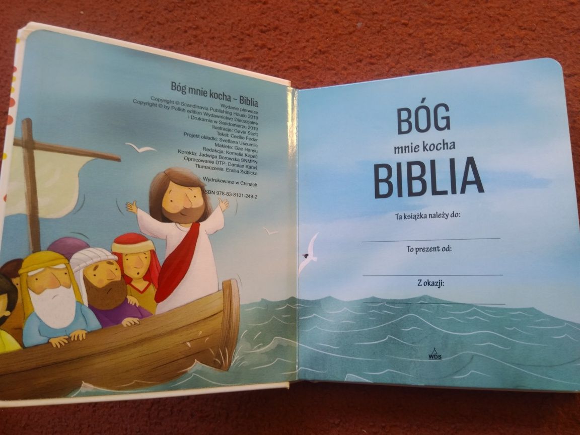 Biblia dla dzieci Bóg mnie kocha