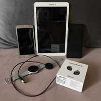Samsung J7, S20 FE, планшет Tab E, навушники Buds FE, часи Active 2