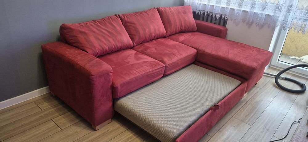 Kanapa rogowa  rozkładana