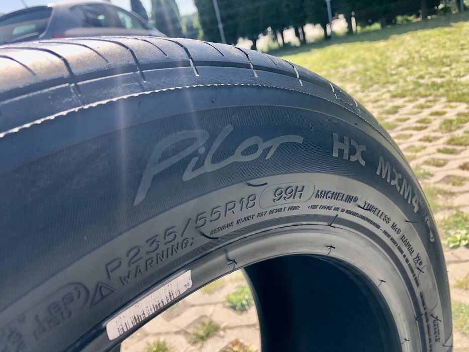 235 55 r18 MICHELIN Pilot M+S 2 opony całoroczne wielosezonowe wysokie
