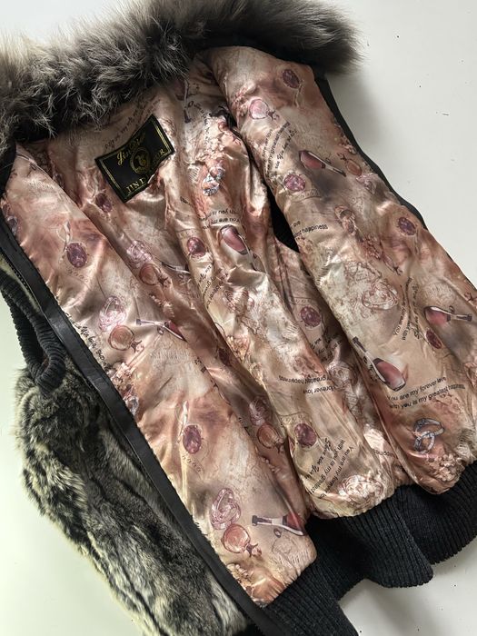 piękna kamizelka futerko naturalne bardzo ładna