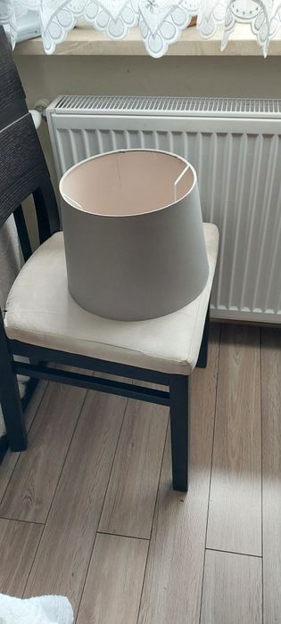 Abażur popielaty nowy