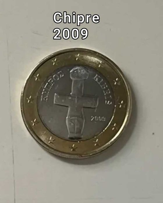 Moeda 1€ Chipre 2009