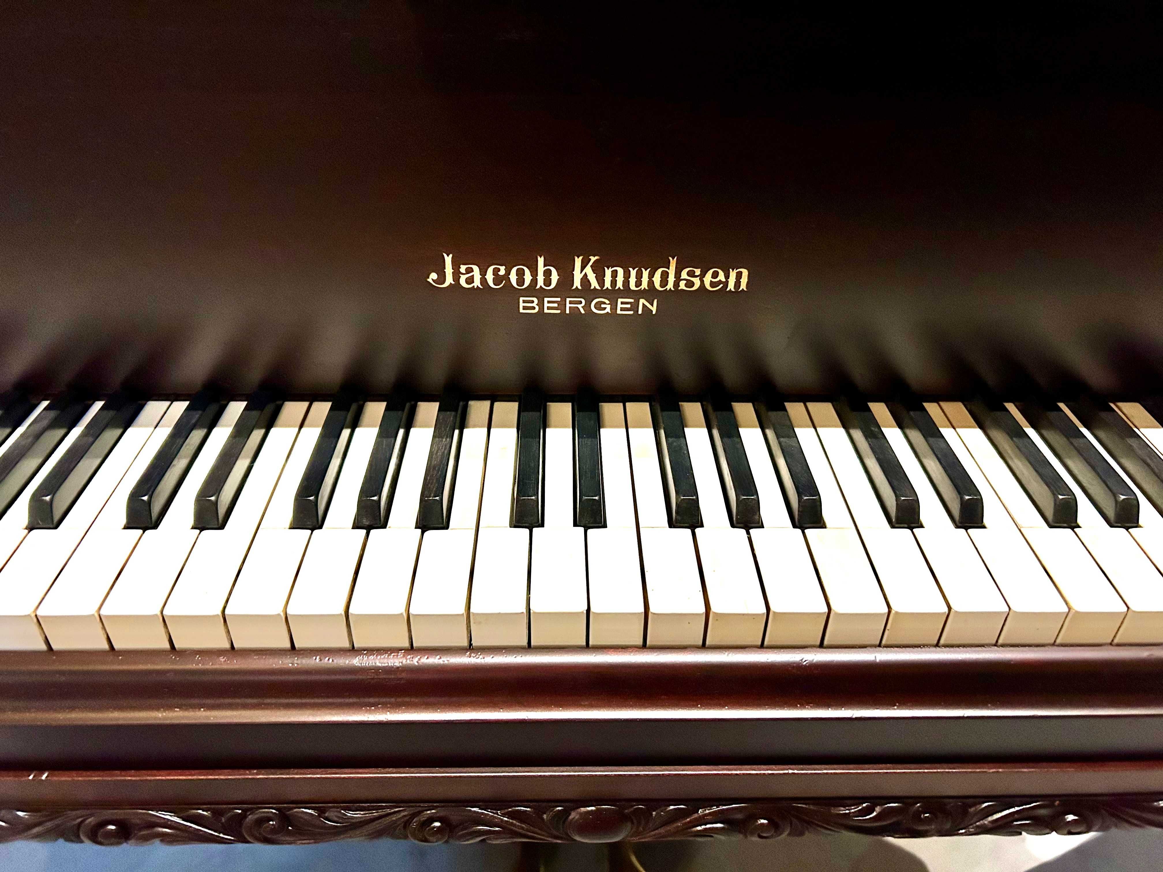 Fortepian Jacob Knudsen  Model Chippendale, barock 180, brąz półpołysk
