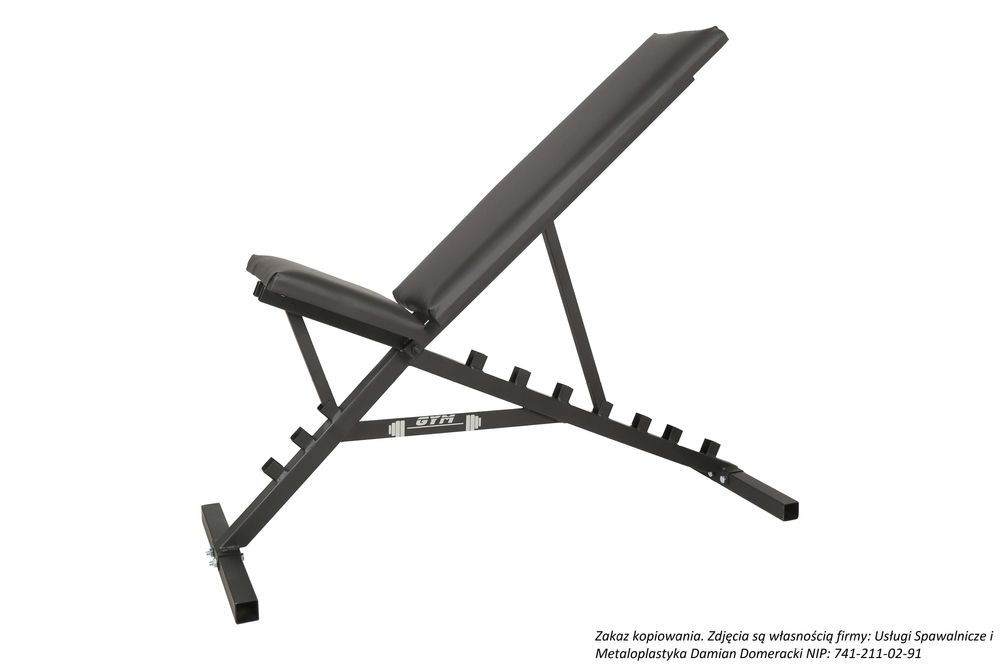 Ławeczka do ćwiczeń ławka treningowa, skos dodatni i ujemny