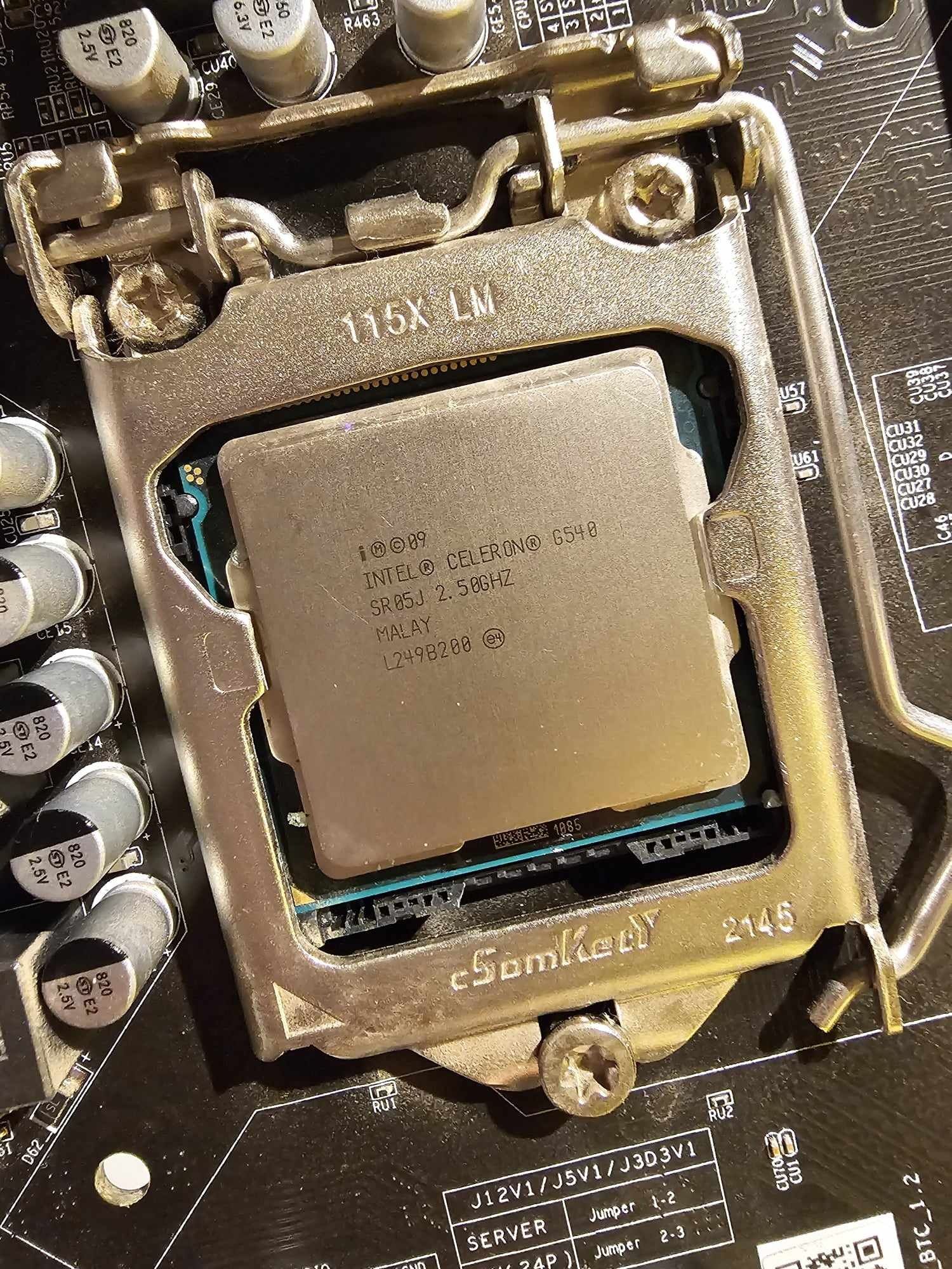 Płyta główna B75 + Intel Celeron 2,5 GHz