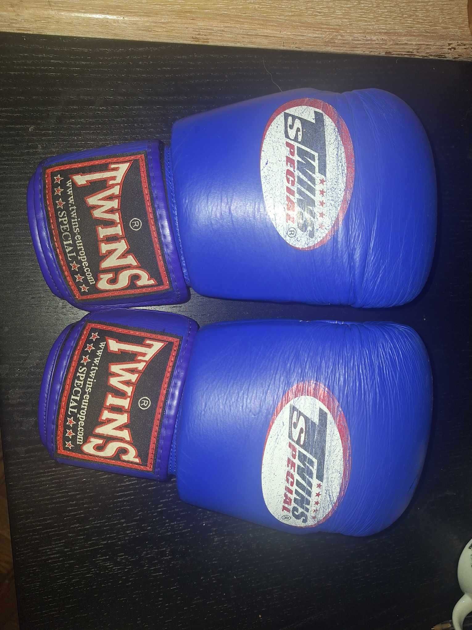 Luvas Kickboxe/Muay Thai - Twins Special BGVL 3 Azul (10 Oz)