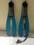 2 pares de Barbatanas Tribord com estojo e tubo de oferta Tribord