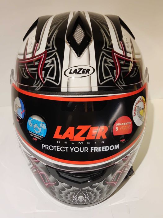 Capacete Lazer dupla-viseira mota scooter novo