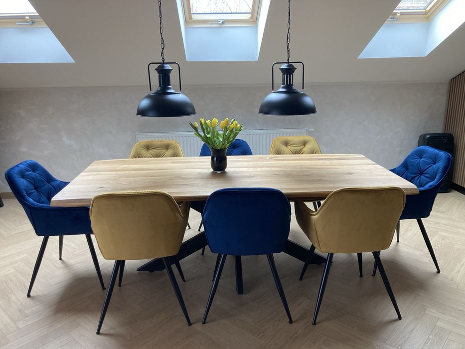 Stół Dębowy Dąb LOFT INDUSTRIAL 100x200 Łóżko dębowe