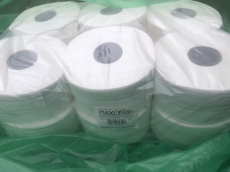 Papier toaletowy do podajnikow Jumbo bialy