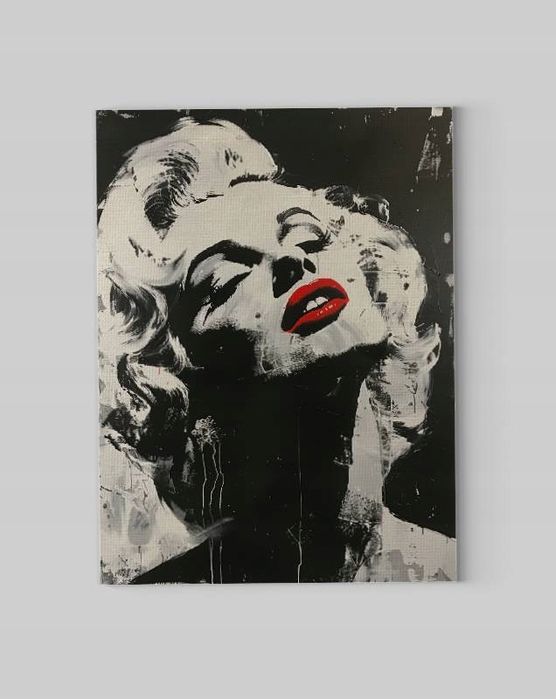 Obraz na płótnie Marilyn Monroe 45x60 cm - Pop-artowa ikona kultury
