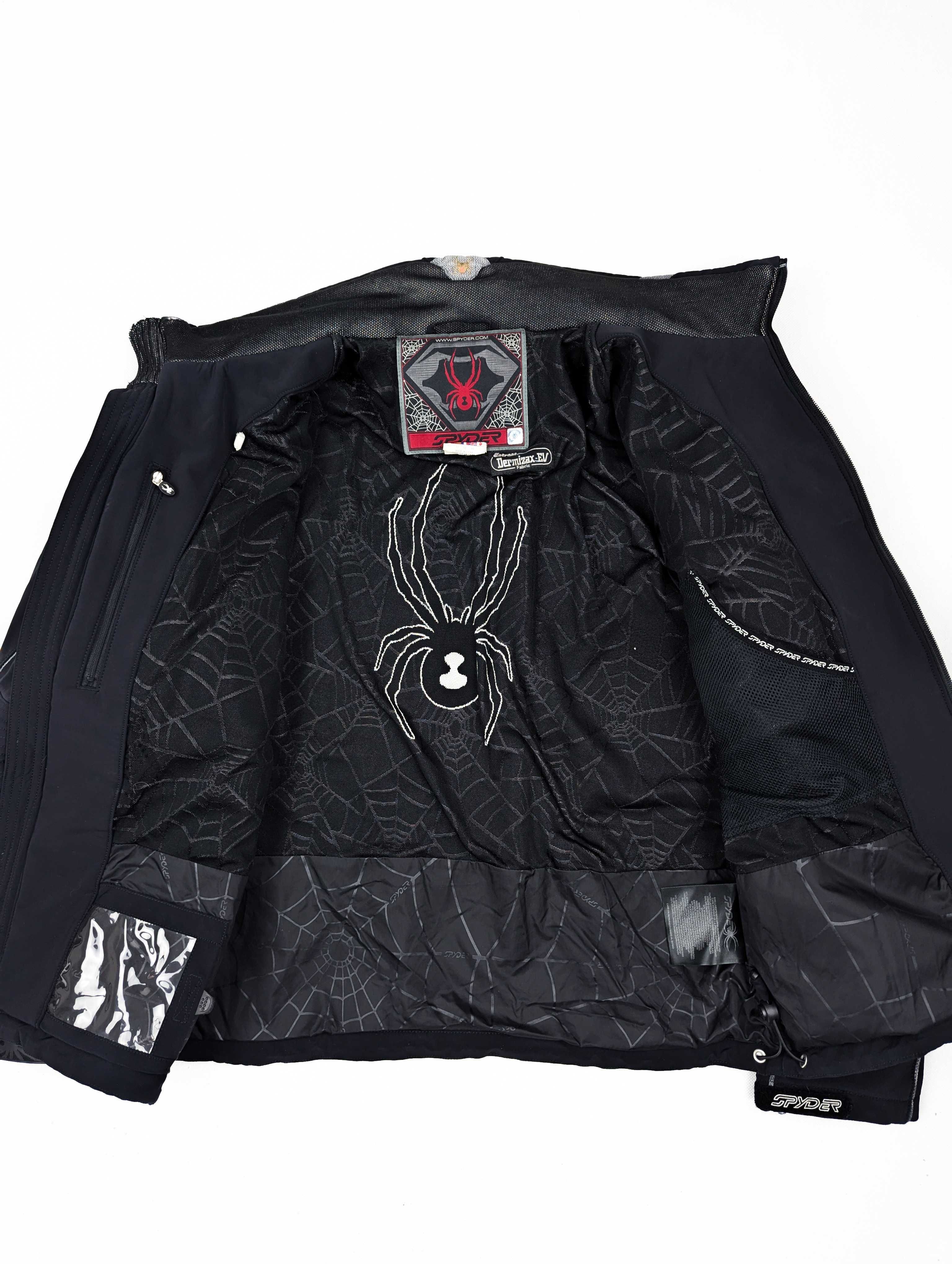 Spyder czarna kurtka narciarska snowboardowa M