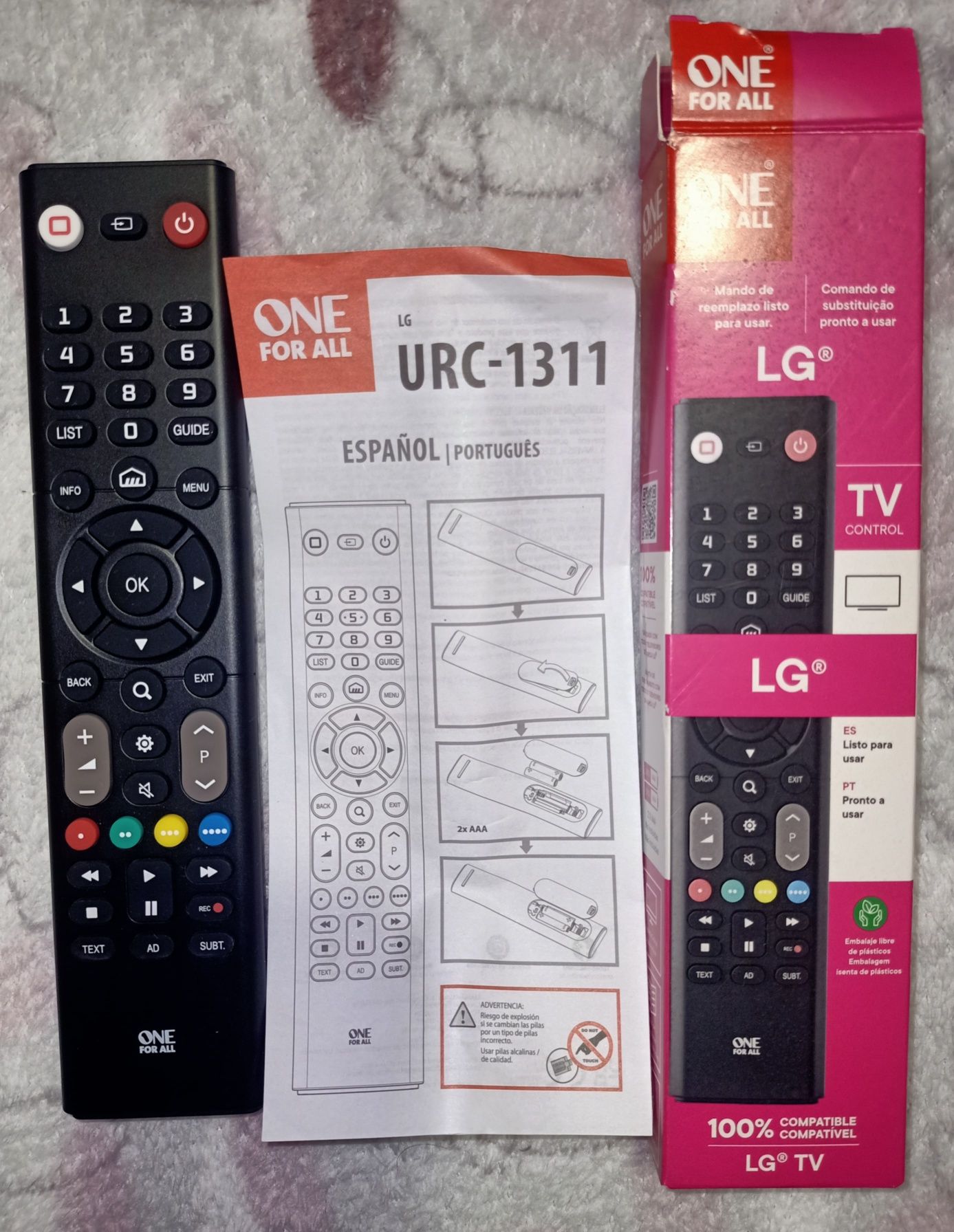 Comando para TV  LG