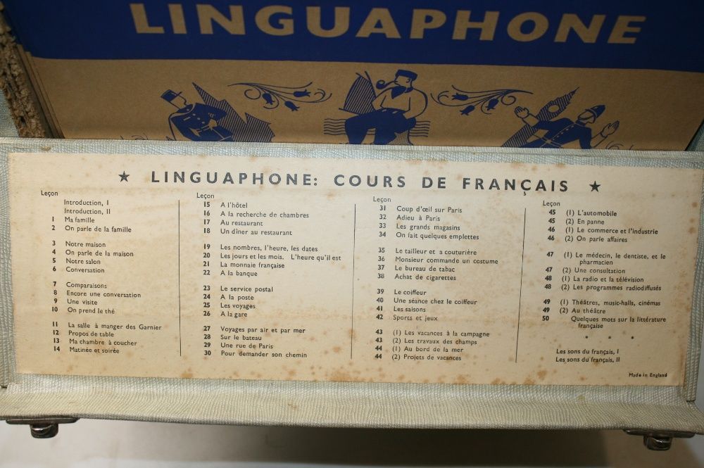 Linguaphone Institute Français Course em Vinil