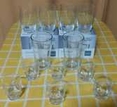 COPOS Água 4 Cru Classic +8 Copos vários tamanhos (Novos)
