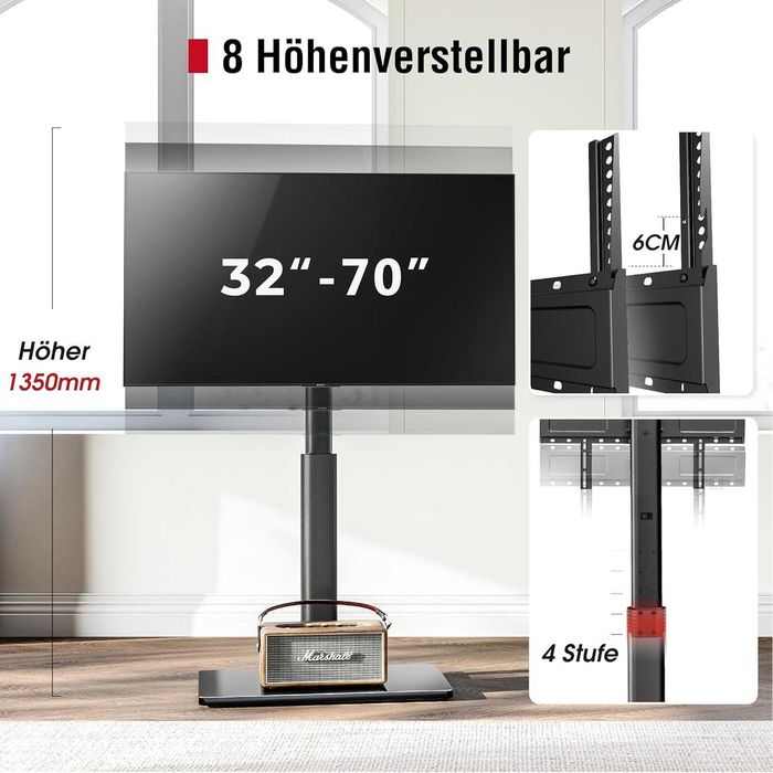 Nowy stojak na TV / telewizor / uchwyt/ obrotowy/ 32-70"/ 40kg/ A2326!
