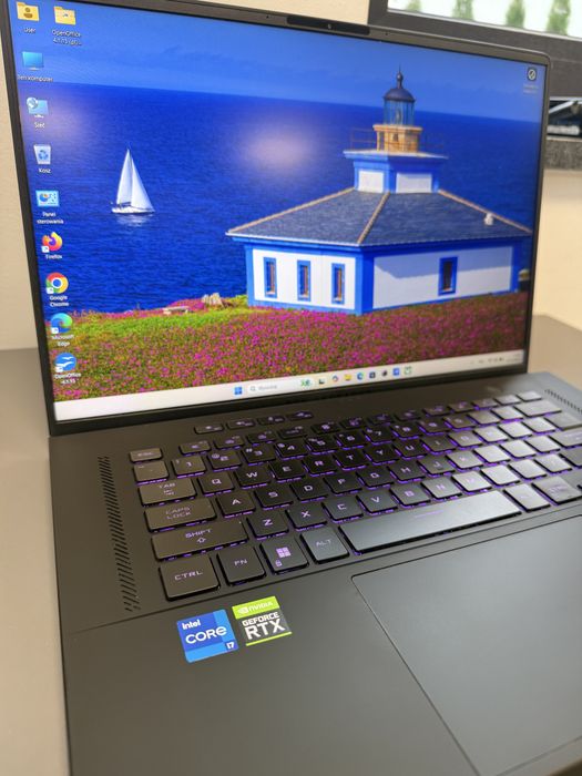 ASUS ROG Zephyrus gaming M16 i7-12700H 16GB 512 Win11 RTX3060 FV