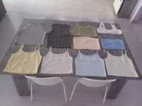 Tops diversas cores