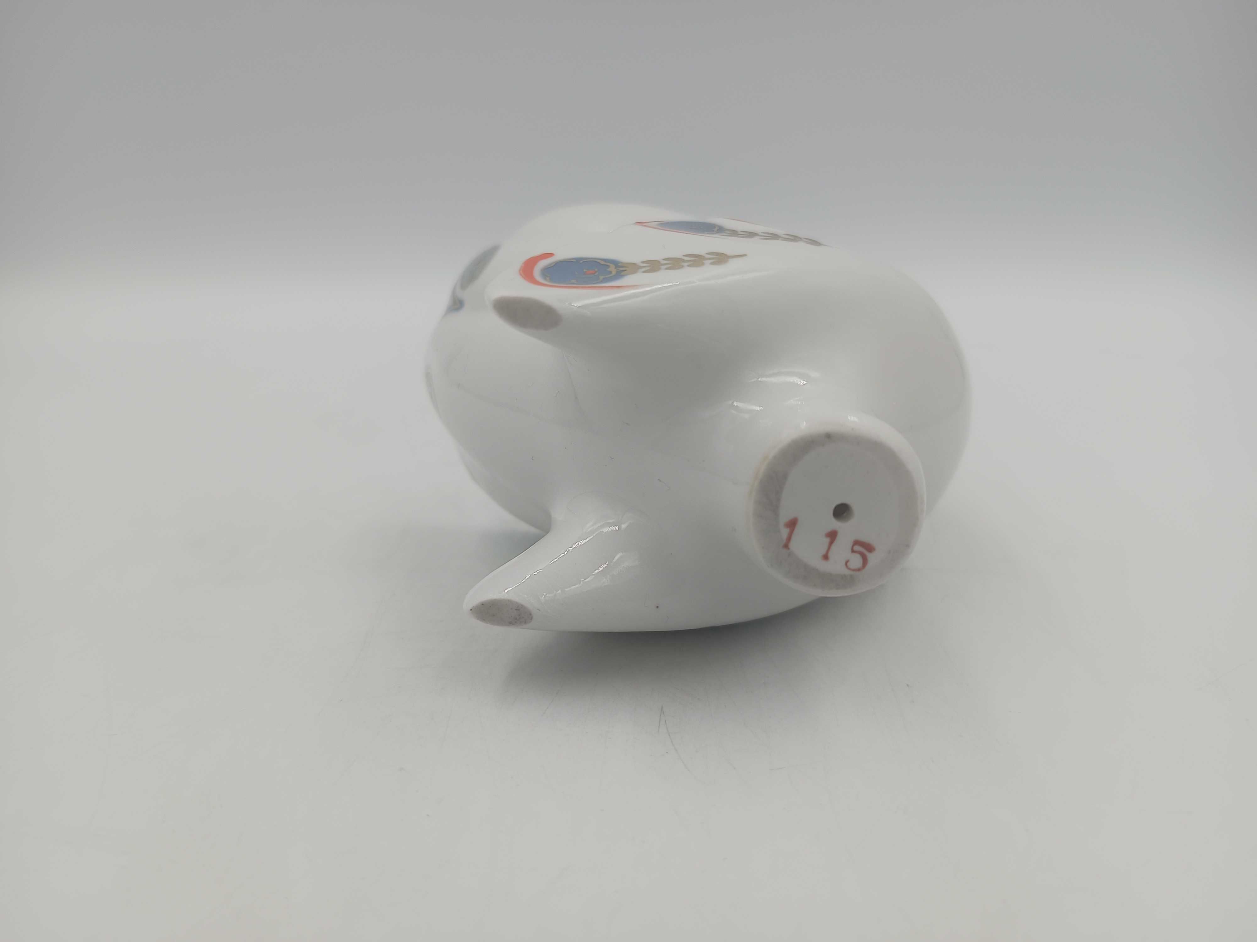 Solniczka kogut Połonne porcelana z PRL