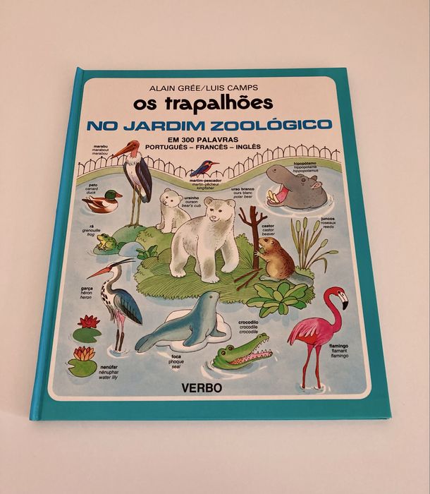 Livro Os Traoalhões no Jardim Zoológico, de Alain Grée e Luis Camps